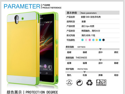 NX CASE 索尼L36h 三合一撞色保護(hù)殼 全方位保護(hù)與時(shí)尚外觀的完美結(jié)合